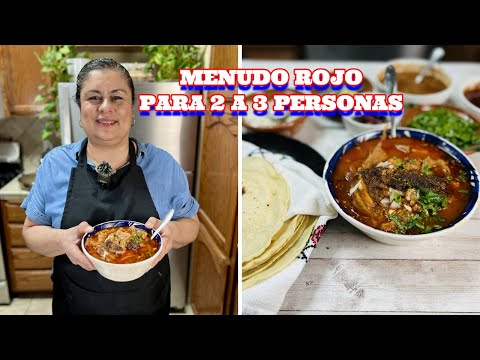 MENUDO ROJO FOR 2 TO 3 PEOPLE I WILL EXPLAIN STEP BY STEP HOW TO MAKE IT