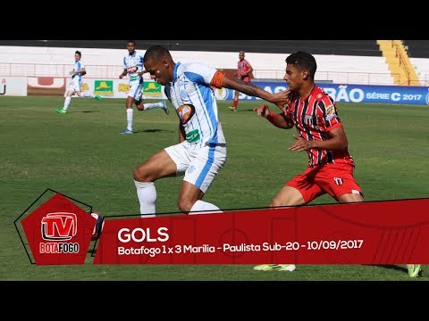 GOLS - Botafogo 1 x 3 Marília - Paulista Sub-20 - 10/09/2017