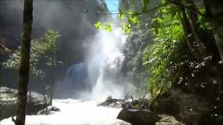 preview picture of video 'High Falls at Lake Glenville, NC'