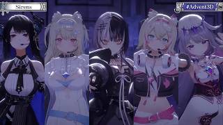 Sirens - hololive  English -Advent- 【holoAdvent 3D Collab】
