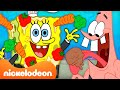 سبونج بوب | أكثر الأطعمة فوضوية على الإطلاق في سبونج بوب 🍔 | Nickelodeon