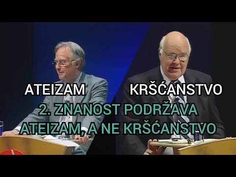 The God Delusion | Debate | Science supports atheism not Christianity (3/8)