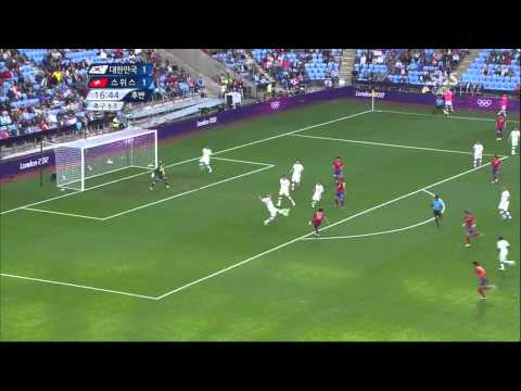 120730 chu young park vs Switzerland U23