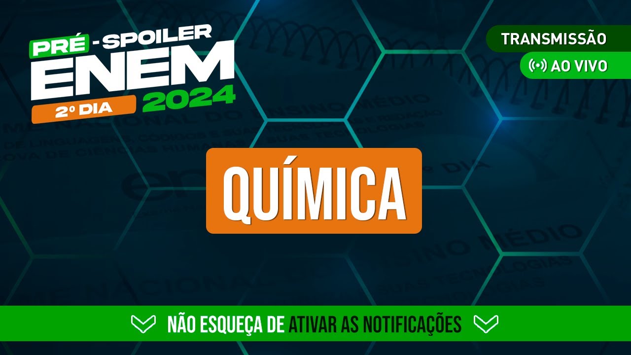 PRÉ-SPOILER ENEM | QUÍMICA  | RAPHAEL LOPES