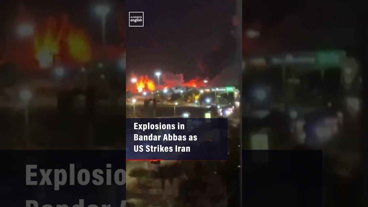 Video | Explosions in Bandar Abbas as US Strikes Iran