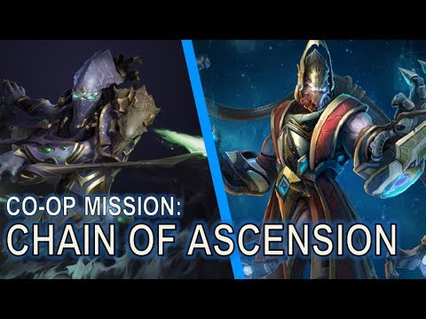 Starcraft 2 Co-Op Solo Mission: Chain of Ascension [Level 14 Vorazun]