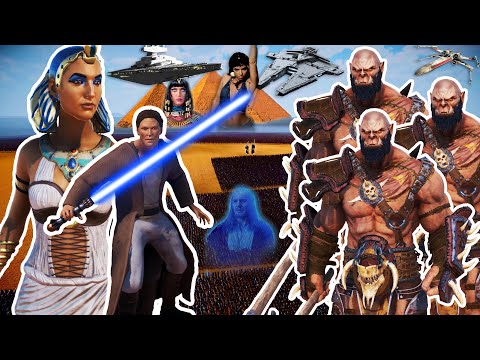 22 MILLION ORCS vs 80,000 JEDI KNIGHTS + 1,000 CLEOPATRA | UEBS 2