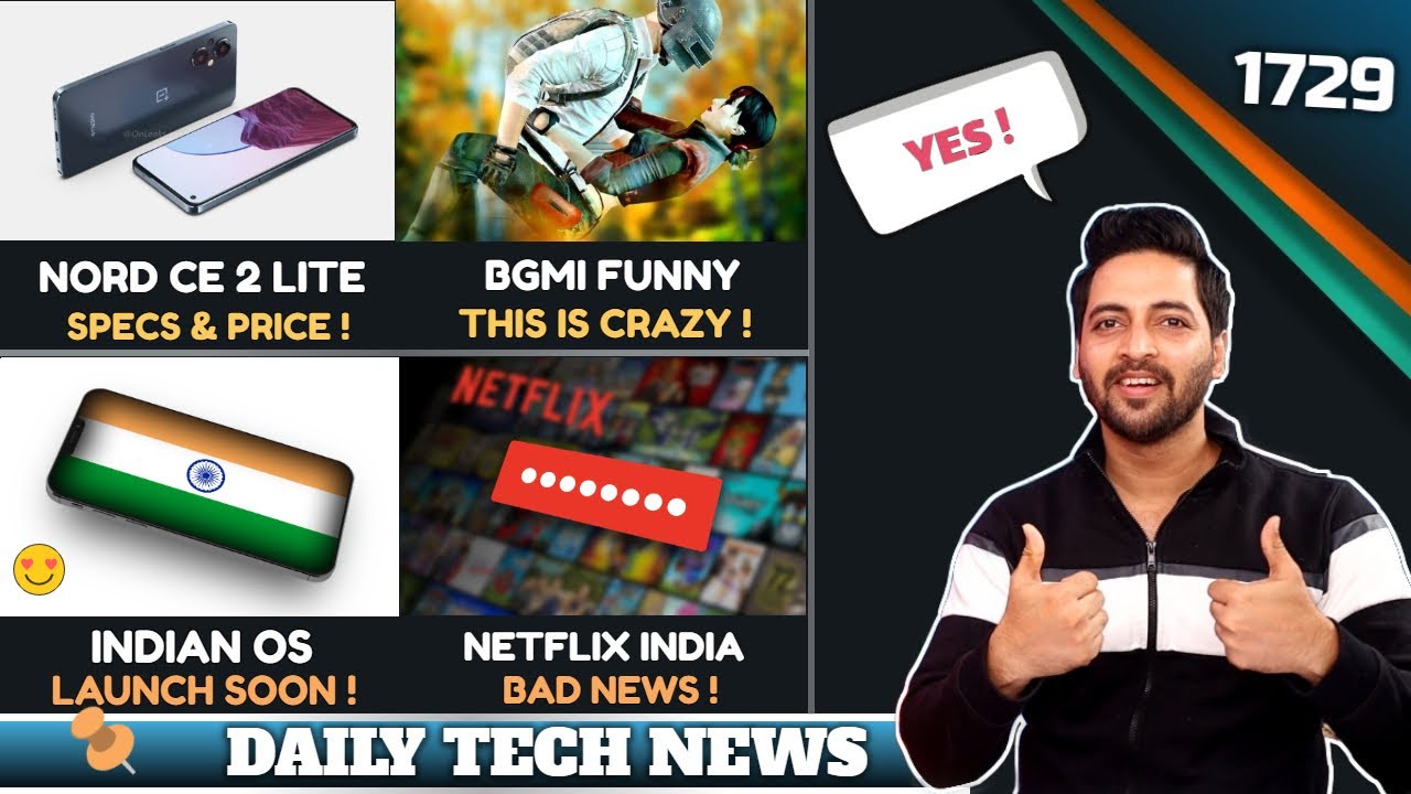 BGMI Funny India🤣,iPhone 14 First Look,Oneplus Nord CE 2 Lite Specs & Price,Indian OS Launch,Netflix