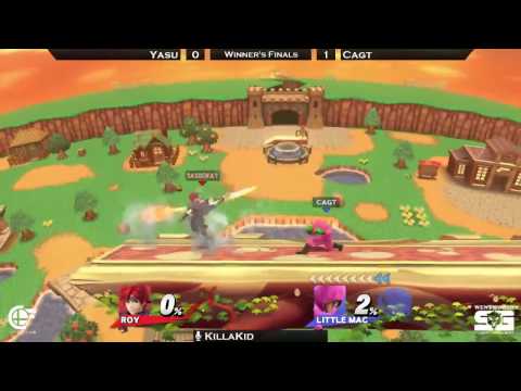 Yasu vs. OS| Cagt W4B S3W2 Loser's Bracket Super Smash Bros  for Wii U