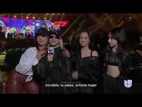 Becky G, Nicki Nicole, Nathy Peluso, Christina Aguilera juntas