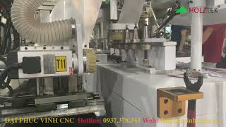 Máy CNC khoan phay 2 phương HT-3000-S2RA gia công đa năng các chi tiết Ổ khoá, và bản lề cửa đi