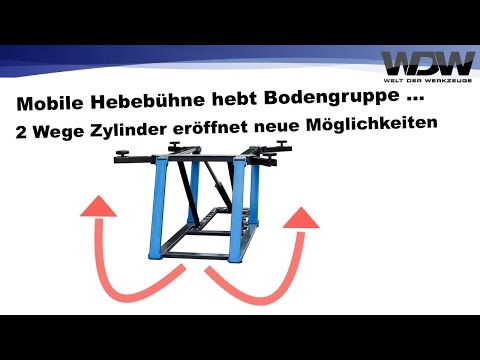 WDW LIFT Hebebühne  einfach verladen, er hebt sich selbst hoch...