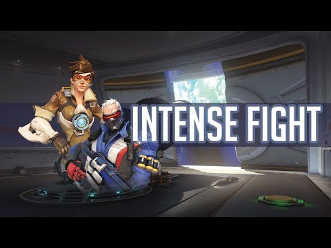 Overwatch - Kabaji Huge Teamfight as Tracer & Soldier 76