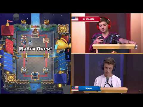 Ah Craaaap VS Wings |  2017 Clash Royale CCGS NA Fall Finals