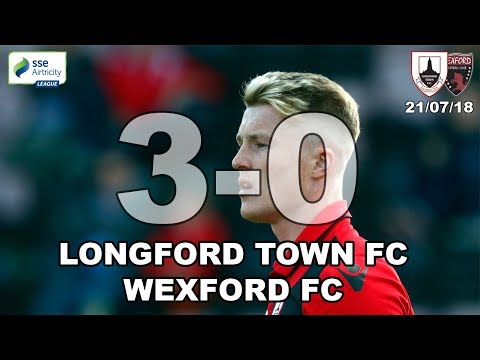 Longford Town FC v Wexford FC Highlights 21/07/18