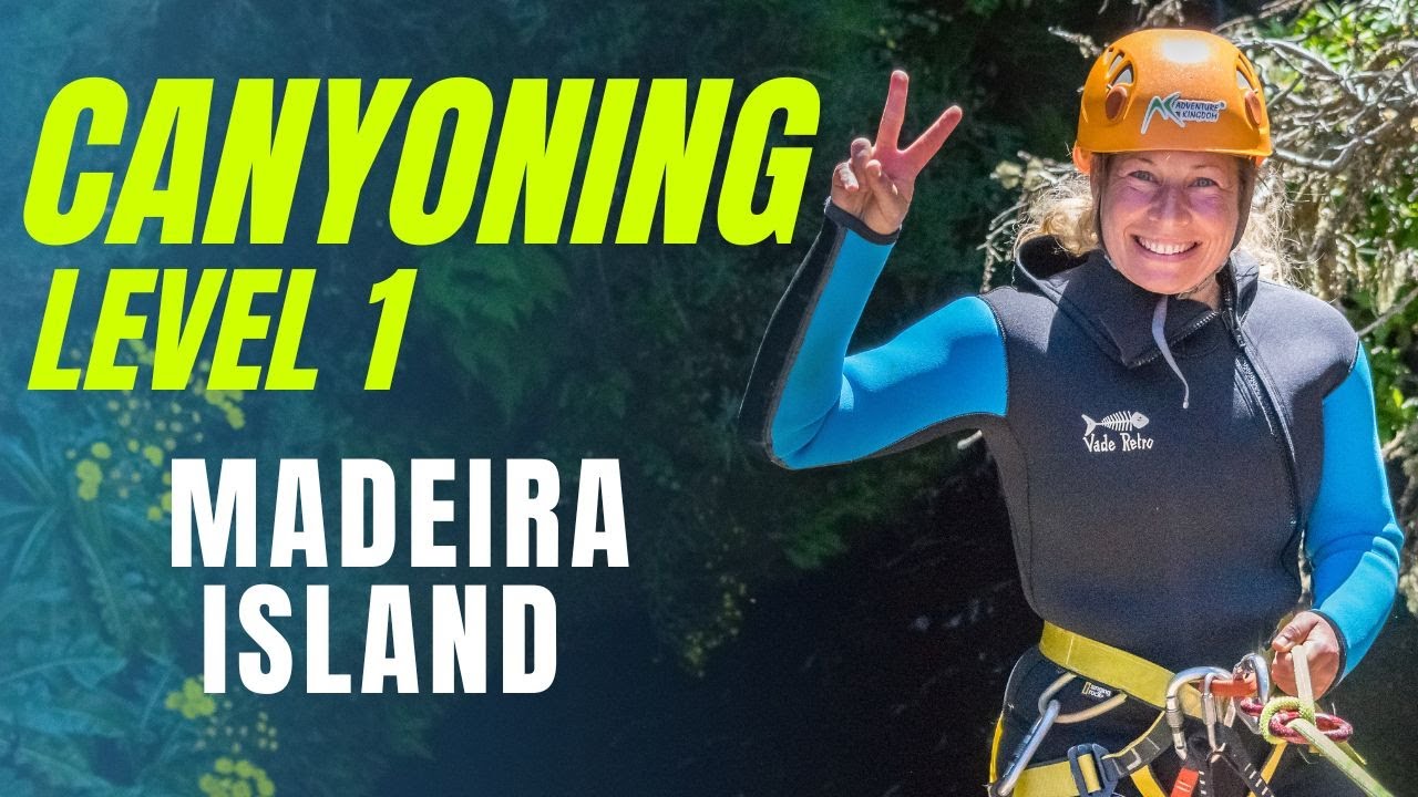 Jump, slide and climb through Madeira canyons.