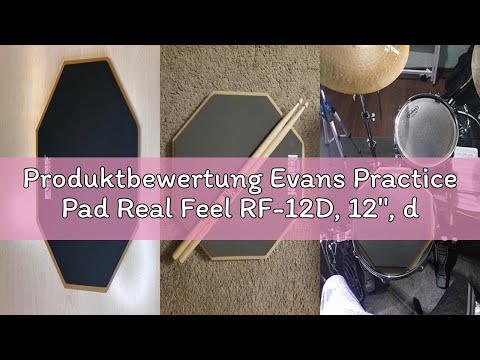 Produktbewertung Evans Practice Pad Real Feel RF-12D, 12\, double-sided