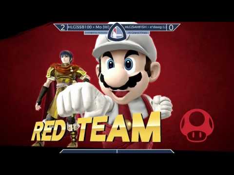 Sm4sh@Mines 46 - HLG|SSB100 + Mo [W] Vs. HLG|SSB100 + e*dawg [L] - Doubles Grand Finals