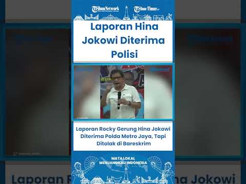 SHORT Laporan Rocky Gerung Hina Jokowi Diterima Polda Metro Jaya, Tapi Ditolaj di Bareskrim