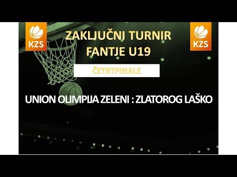 F8MU19 - Union Olimpija zeleni : Zlatorog Laško - četrtfinale - Sezona 2016/17 - 1/4