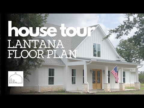 Tour the Stunning Lantana One-Story Floor Plan  |  Old Barn Design