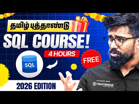 (The No.1 🔥) SQL FULL Course 2026 in Tamil | Beginner Friendly