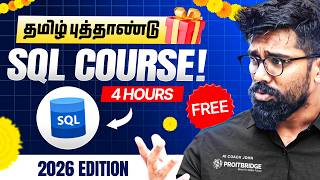 (The No.1 🔥) SQL FULL Course 2026 in Tamil | Beginner Friendly