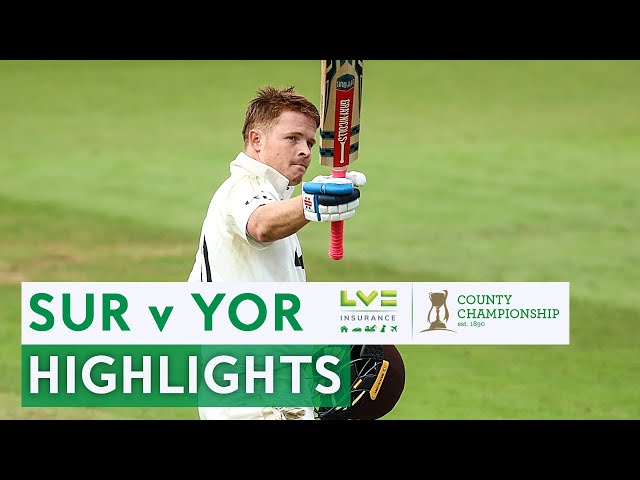 Ollie Pope Hits Century As Surrey Win The Title! | Surrey v Yorkshire | LV=County Championship 2022