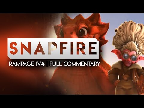 Immortal SNAPFIRE CORE RAMPAGE 1v4 Throne Defense. Full Commentary