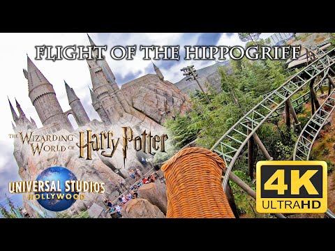 Flight of the Hippogriff (4K) POV - Universal Studios Hollywood