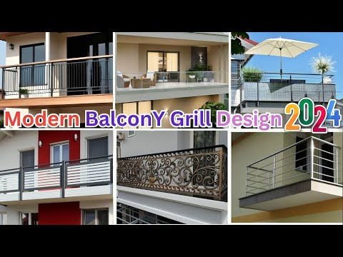 Modern Balcony Grill Design Ideas 2024 | Balcony Stainless Steel Railing | AHR Home Decor