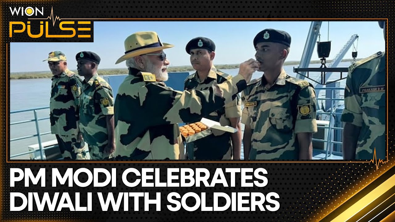 PM Modi Celebrates Diwali With Border Troops in Gujarat | WION Pulse