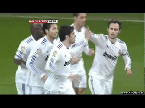 RealMadrid Vs real Sociedad goal kaka