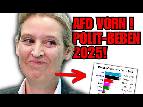 Schock Umfrage 2025! AfD plötzlich stärkste Kraft