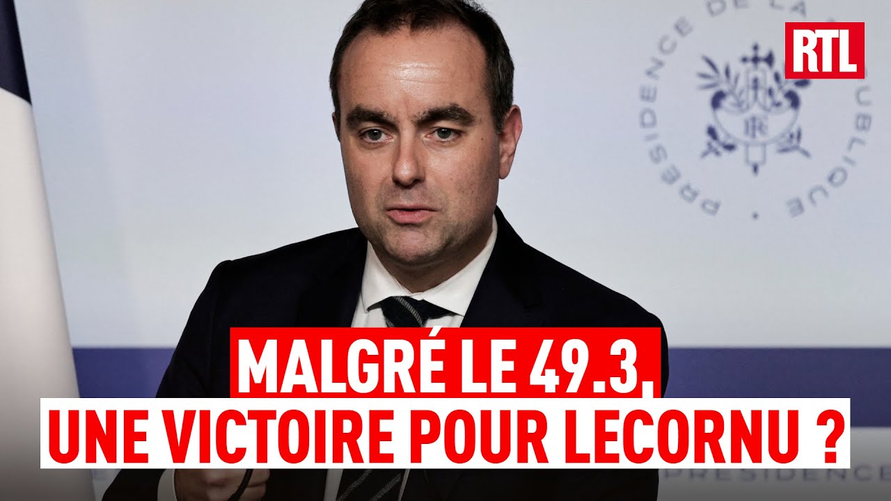 France budget and Sébastien Lecornu political debate