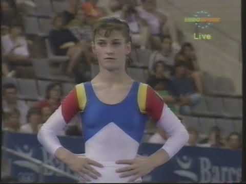Christina Bontas (ROM) - Olympics 1992 - All Around - Horse Vault