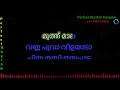 Thooliyile Aada Vantha | Karaoke | Malayalam | Chinna Thambi | Ilaiyaraaja |