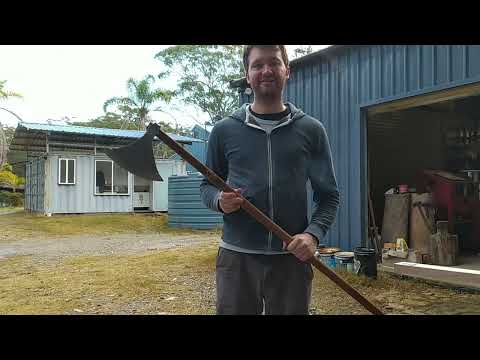 Fitting a Dane Axe Head on a Haft