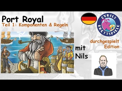 Cyrils Brettspiele - Port Royal Brettspiel (S37E01) - Komponenten & Regeln