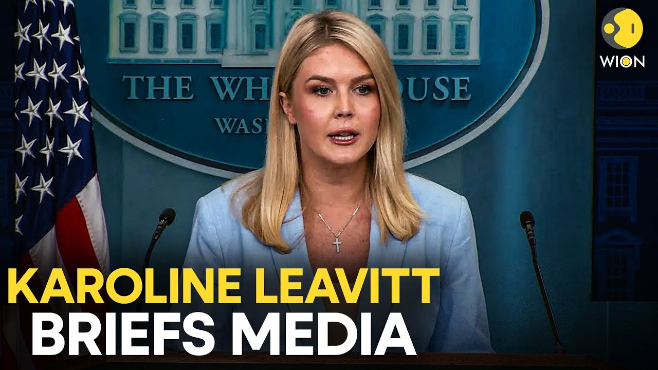 White House LIVE: White House Press Secretary Karoline Leavitt Briefs Reporters | WION