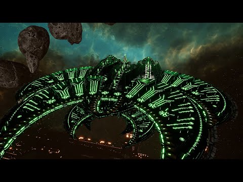 Necrons vs Craftworld Aeldari - Skalgrim Mod - Massive Battle - Battlefleet Gothic Armada 2