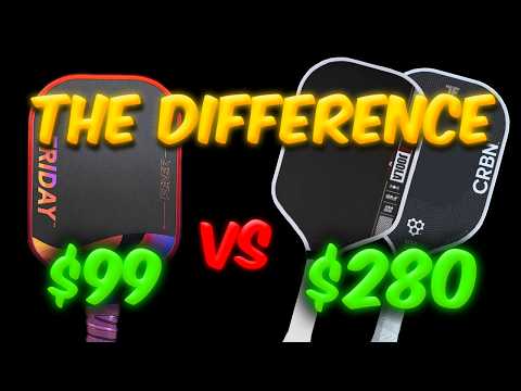 Friday Fever Gen3 vs Joola Pro IV & CRBN Trufoam pickleball paddles review, which is best?