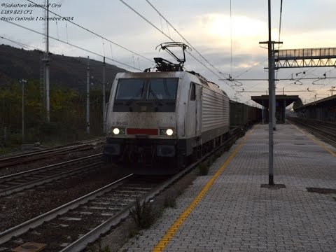 La "Bianca" di Siemens -- E189.823 CFI in transito (con bitonali) @ Prato C.le!!!