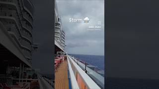 In to the HURRICANE Carnival Mardi Gras #hurricane #carnivalcruise #cruiseship #travel #vacation