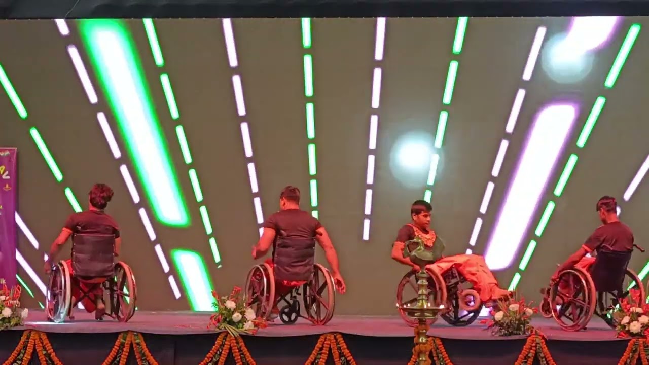 Bharatnatyam on wheelchair