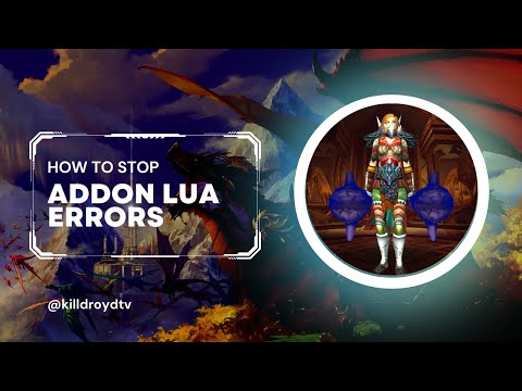 HOW TO STOP ANNOYING ERRORS - World Of Warcraft Dragon Flight Retail WoW