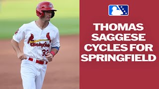 Thomas Saggese hits for the cycle | 2023 Minor League Highlights