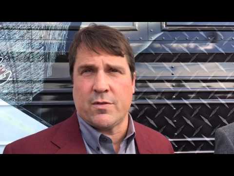 Will Muschamp speaks in Inman with a question from Frank Martin
