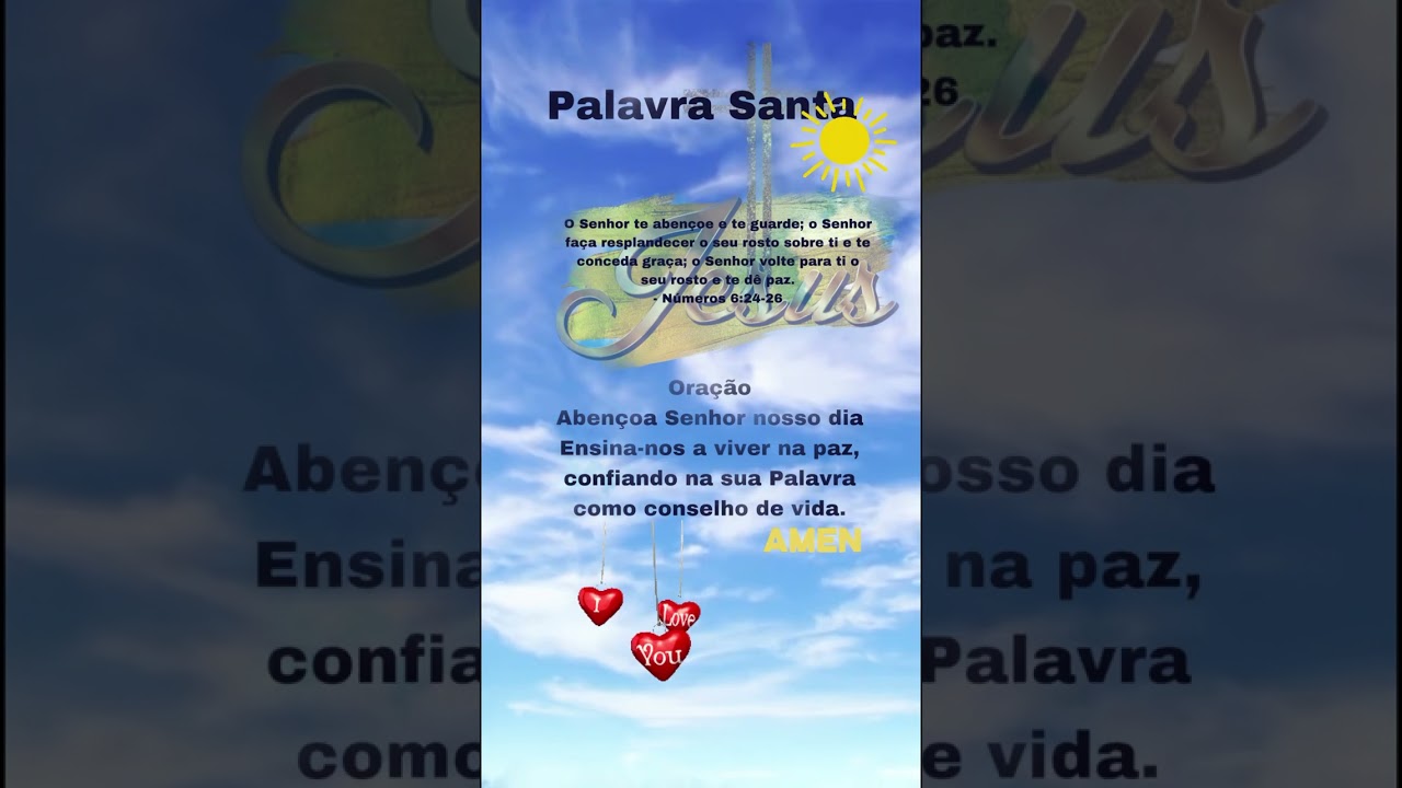 O Senhor Te Abençoe E  Te Guarde #shorts