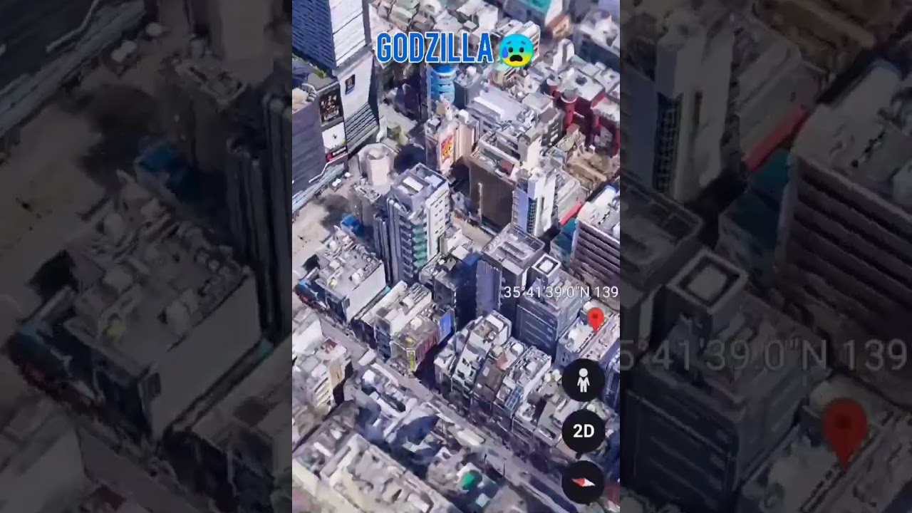 Godzilla is Real 🤯😰 - Google Earth & Google Maps Street View